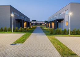 Terraced houses in Metsavahi residential district