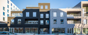 Apartment building with office premises